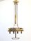Mid-Century Modern Full Brass Adjustable Counterweight Pendant Lamp, Germany, 1970s 7