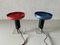 Space Age Blue & Red Spot Sconces, Germany, 1970s, Set of 2 9