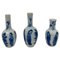 Blue and White Kangxi Dollhouse Miniature Vases in Chinese Porcelain, 18th Century, Set of 3, Image 1