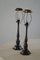 Lámparas de mesa Diskometal danesas modernas de Just Andersen, años 20. Juego de 2, Imagen 5