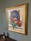 Tulipani rossi, anni '50, Olio su tela, con cornice, Immagine 4