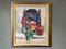 Tulipanes rojos, años 50, óleo sobre lienzo, enmarcado, Imagen 1