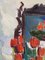 Rote Tulpen, 1950er, Öl auf Leinwand, Gerahmt 10