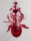 Red Murano Glass Chandelier, 1990s 6