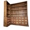 Large Oak Apothecary Corner Cabinet 4