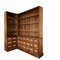 Large Oak Apothecary Corner Cabinet 3
