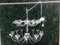 Large Glass and Chrome Chandelier, Image 5