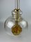 Brutalist Ceiling Lamp in Brass & Murano Glass, 1970s, Image 10