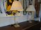 Hollywood Regency in Brass & Acrylic Table Lamps, 1970s, Set of 2, Image 2