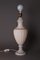 Große neoklassizistische Alabaster Tischlampe in Amphorenform, 1930er 9