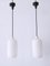 Scandinavian Opaline Glass Pendant Lamps, 1960s, Set of 2 18