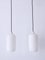 Scandinavian Opaline Glass Pendant Lamps, 1960s, Set of 2 3