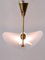 Acrylic Glass and Brass Ceiling Lamp, Germany, 1960s 14