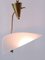 Acrylic Glass and Brass Ceiling Lamp, Germany, 1960s 3