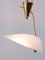 Deckenlampe aus Acrylglas & Messing, Deutschland, 1960er 11