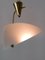 Acrylic Glass and Brass Ceiling Lamp, Germany, 1960s 5