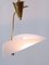 Acrylic Glass and Brass Ceiling Lamp, Germany, 1960s 2