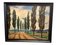 Avenida de los árboles, pintura al óleo, años 20, enmarcado, Imagen 1