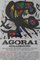 Joan Miró, Agora I, Color Lithograph, 1971, Framed, Image 3