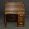 Edwardian Oak Roll Top Desk, 1890s, Image 3