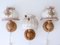 Mid-Century Modern Pine Wall Lamps, Sweden, 1970s, Set of 3, Image 1