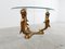 Vintage Brass Dolphin Coffee Table, 1970s 7