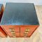 Antique Industrial Chemists Drawers, 1900s, Set of 2 11