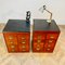 Antique Industrial Chemists Drawers, 1900s, Set of 2 3