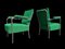 Set of Vintage Armchairs in Bauhaus Style by Joseph Perestegi, 1960s 14