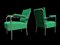 Vintage Sessel im Bauhaus Stil von Joseph Perestegi, 1960er, 2er Set 14