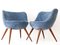 Mid-Century Easy Chairs attributed to Fritz Neth for Correcta, Germany, 1950s, Set of 2 1