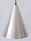 Lámparas colgantes Mid-Century modernas de aluminio de Goldkant, Alemania, años 70. Juego de 4, Imagen 7