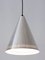 Mid-Century Modern Aluminum Pendant Lamps by Goldkant, Germany, 1970s, Set of 4 16