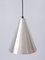 Mid-Century Modern Aluminum Pendant Lamps by Goldkant, Germany, 1970s, Set of 4 6