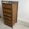 Angraves Dark Brown Cane and Bamboo Tallboy / Chest of Drawers., 1970s 6
