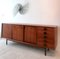 Mid-Century Monika Sideboard in Teak with Reversible Sliding Doors by Faram, Italy, 1960s, Image 18