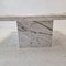 Italian Carrara Marble Coffee Table, 1980s, Image 12