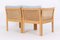 2-Seater Sofa and Coffee Table in Oak and Fabric by Illum Wikkelsøe for CFC Silkeborg, 1960s, Set of 2, Image 5