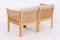 2-Seater Sofa and Coffee Table in Oak and Fabric by Illum Wikkelsøe for CFC Silkeborg, 1960s, Set of 2, Image 7