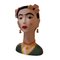 Italian Porcelain Vase in the Style of Frida Kahlo 2