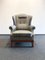 Vintage German Wing Chair with Ottoman, Set of 2 11