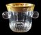 French Saint Louis Crystal Ice Bucket from Thistle 1