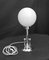 Art Deco Table Lamp in Chrome and Opal Glass, Image 2