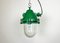 Industrielle Grüne Explosionsgeschützte Lampe aus Aluminiumguss von Elektrosvit, 1970er 2