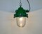 Industrielle Grüne Explosionsgeschützte Lampe aus Aluminiumguss von Elektrosvit, 1970er 16