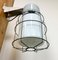 Industrial Aluminium Cage Wall Light with Milk Glass from Elektrosvit, 1970s, Image 11