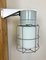 Industrial Aluminium Cage Wall Light with Milk Glass from Elektrosvit, 1970s 9