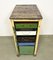 Vintage Industrial Iron Chest of Drawers, 1950s 5