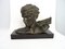 H. Gauthiot, Jean Mermoz with Scarf, 1920s, Bronze Sculpture 1