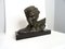 H. Gauthiot, Jean Mermoz with Scarf, 1920s, Bronze Sculpture, Image 7